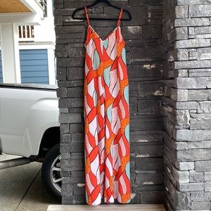 WOMENS GEOMETRIC JUMPSUIT ROMPER SIZE:L